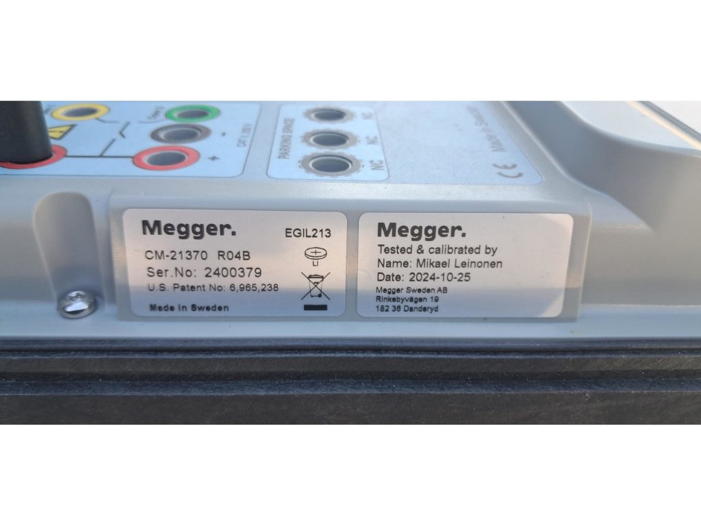 MEGGER EGIL 213 SN